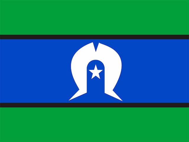 FLAG, Torres Strait Islander - Cotton Stitched 90 x 180cm